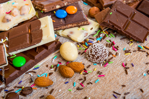 Konstfotografi chocolate and candies