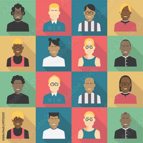 man avatar icon in private styles