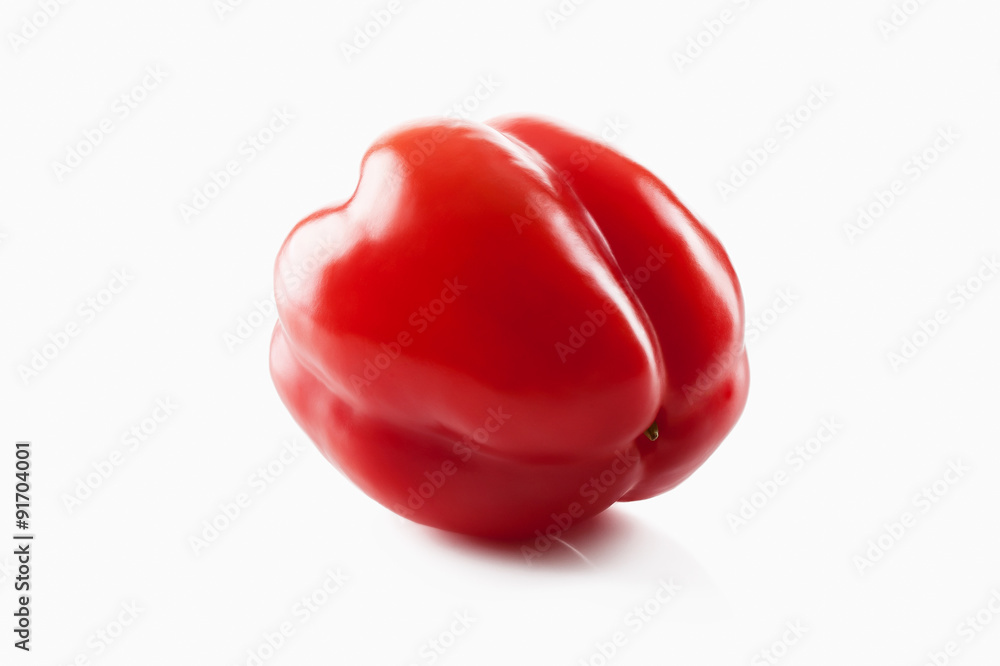 Sweet red pepper isolated on white background Sweet red pepper isolated on white background