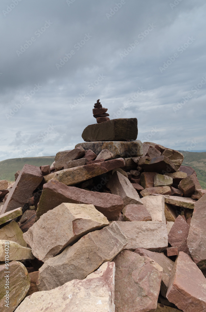 Brecon Beacons stone stack