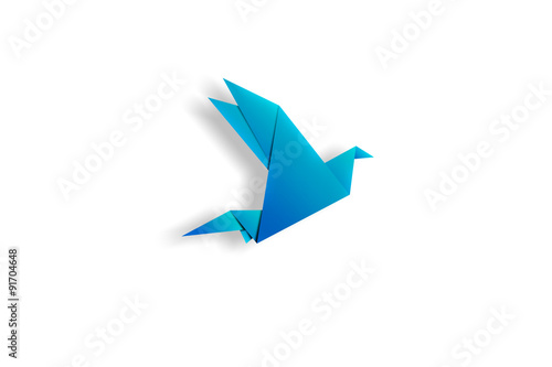 Free Download origami bird - GFXLoad