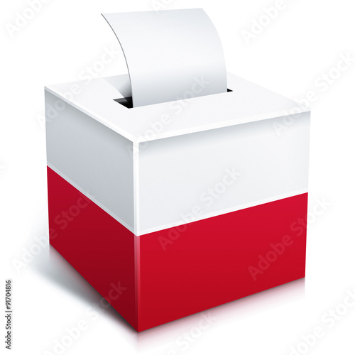 Ilustracja urny do głosowania