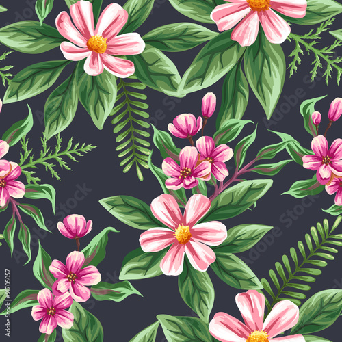Floral seamless pattern