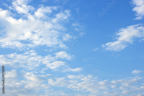 clouds in the blue sky background