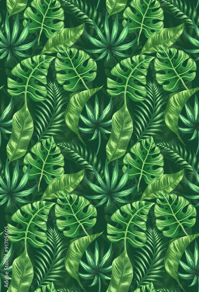 Leaves pattern Leaves pattern