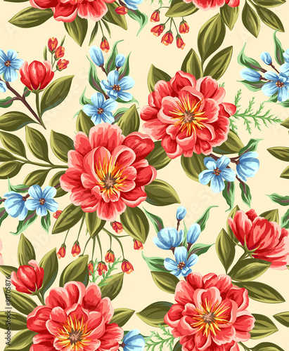 Floral seamless pattern