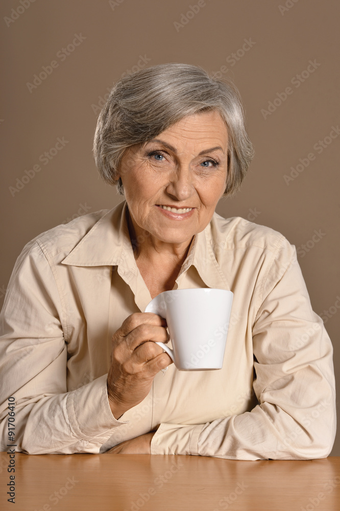 Portrait of senior woman Portrait of senior woman