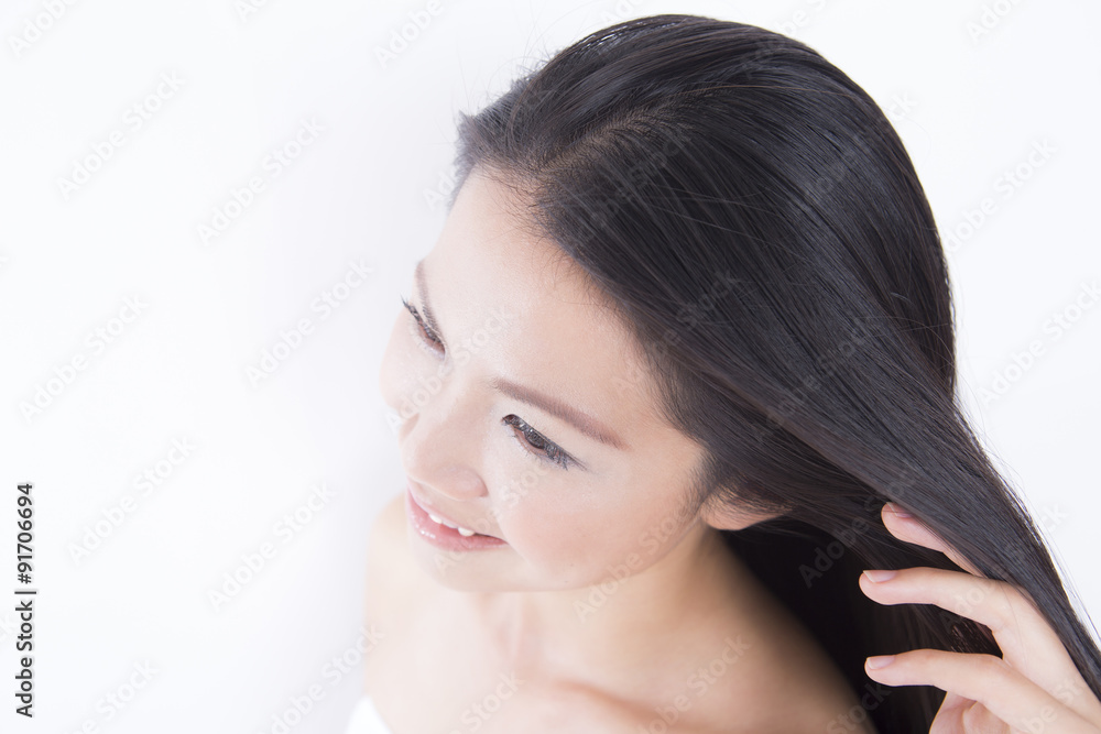Fototapeta premium ビューティー 若い女性