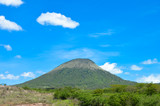 Beautiful volcanic landscapes of San Jacinto near Leon, Nicaragua
