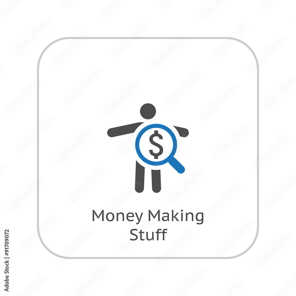 Searching for Professional Stuff. Business Concept. Flat Design. Searching for Professional Stuff. Business Concept. Flat Design.