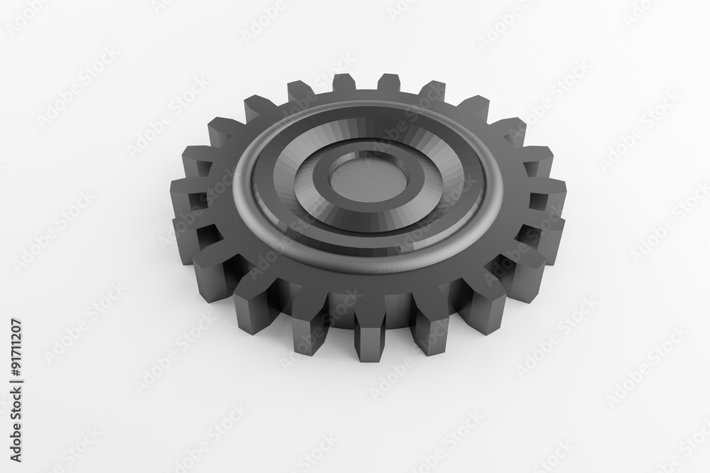 cogwheel on white background cogwheel on white background