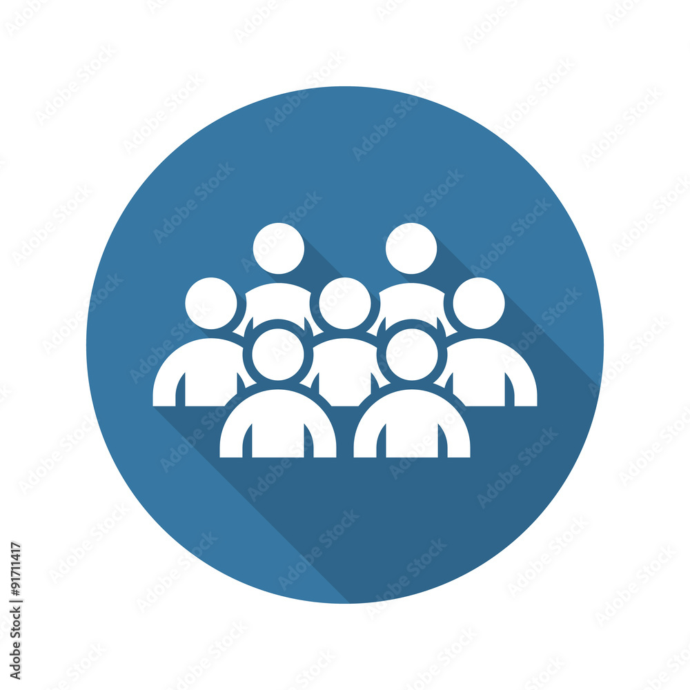 Business Conference Icon. Online Learning. Flat Design. Business Conference Icon. Online Learning. Flat Design.