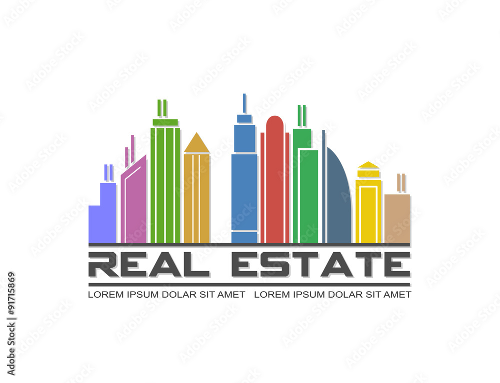 Vector illustration of real estate icon