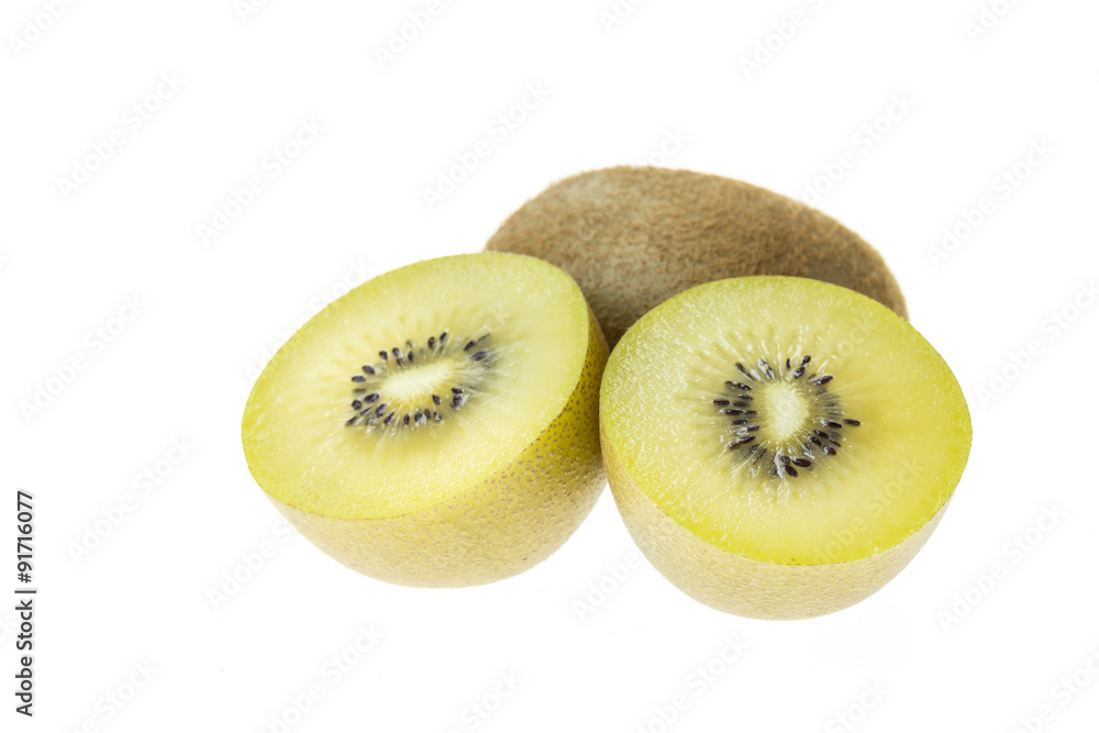 Kiwi fruit isolated on white background Kiwi fruit isolated on white background