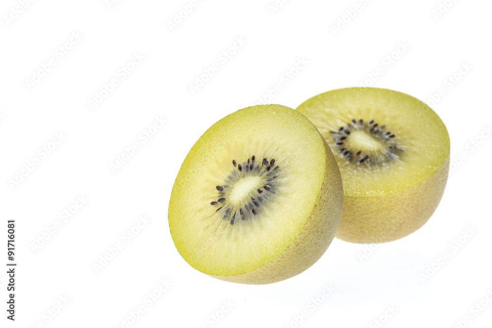 Kiwi fruit isolated on white background Kiwi fruit isolated on white background