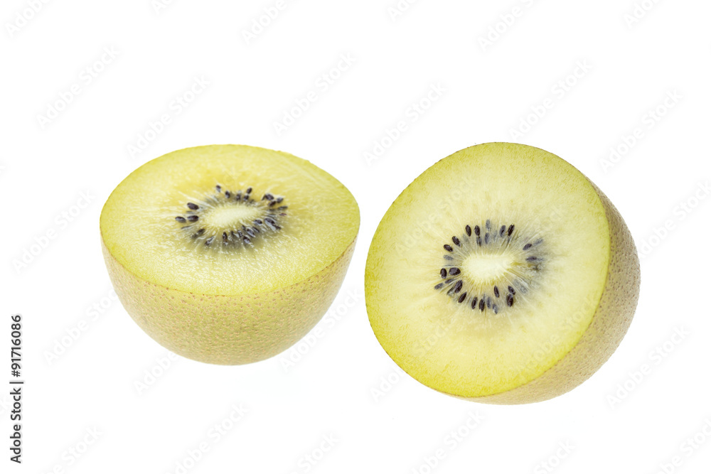 Kiwi fruit isolated on white background Kiwi fruit isolated on white background