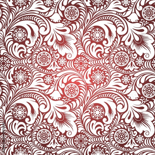 Christmass Ornament Seamless Pattern