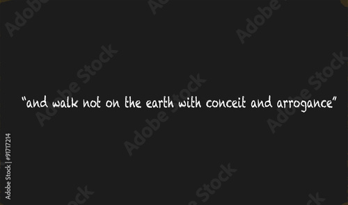 And Walk Not