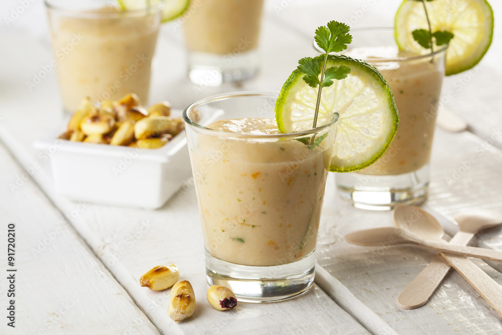 Leche de tigre, a Peruvian ceviche dish Leche de tigre, a Peruvian ceviche dish