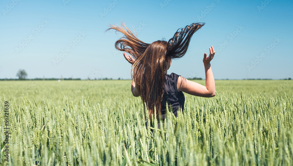 Girl in wheat Girl in wheat