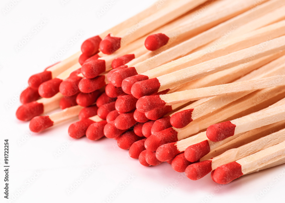 making approach unused wooden matches making approach unused wooden matches
