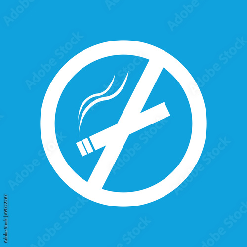 Smoking fobidden icon, simple photo