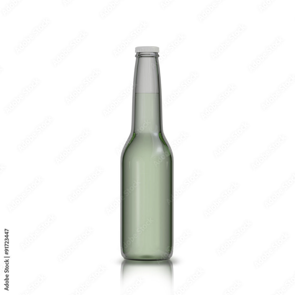 Bottle of beer isolated on white background Bottle of beer isolated on white background