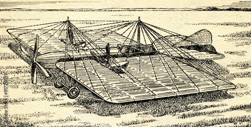 Mozhaysky's airplane, 1884
