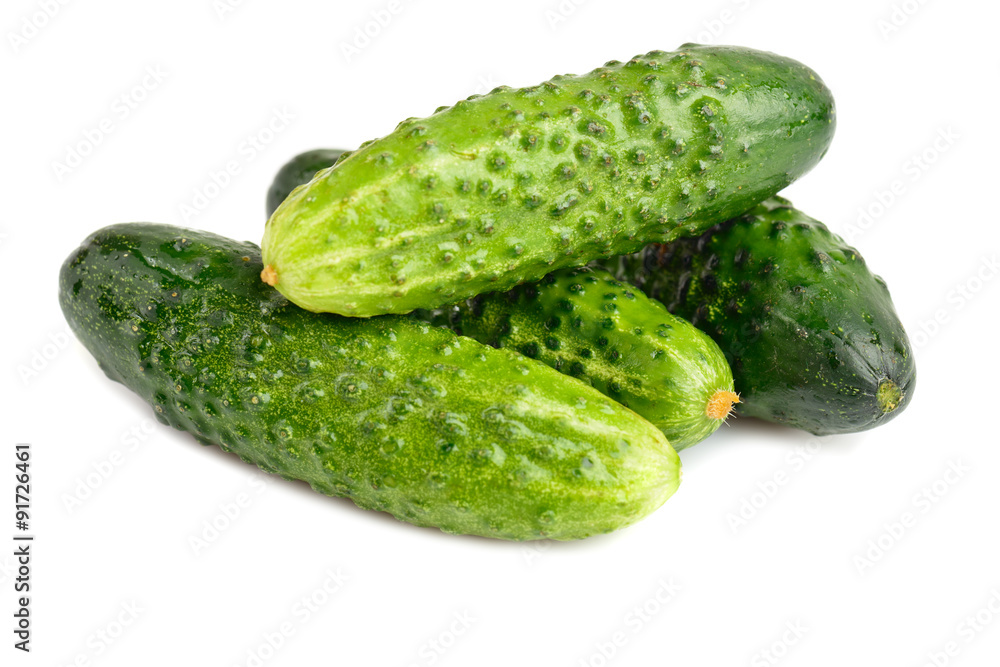 cucumbers isolated cucumbers isolated