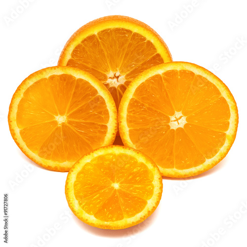 Whole orange fruit