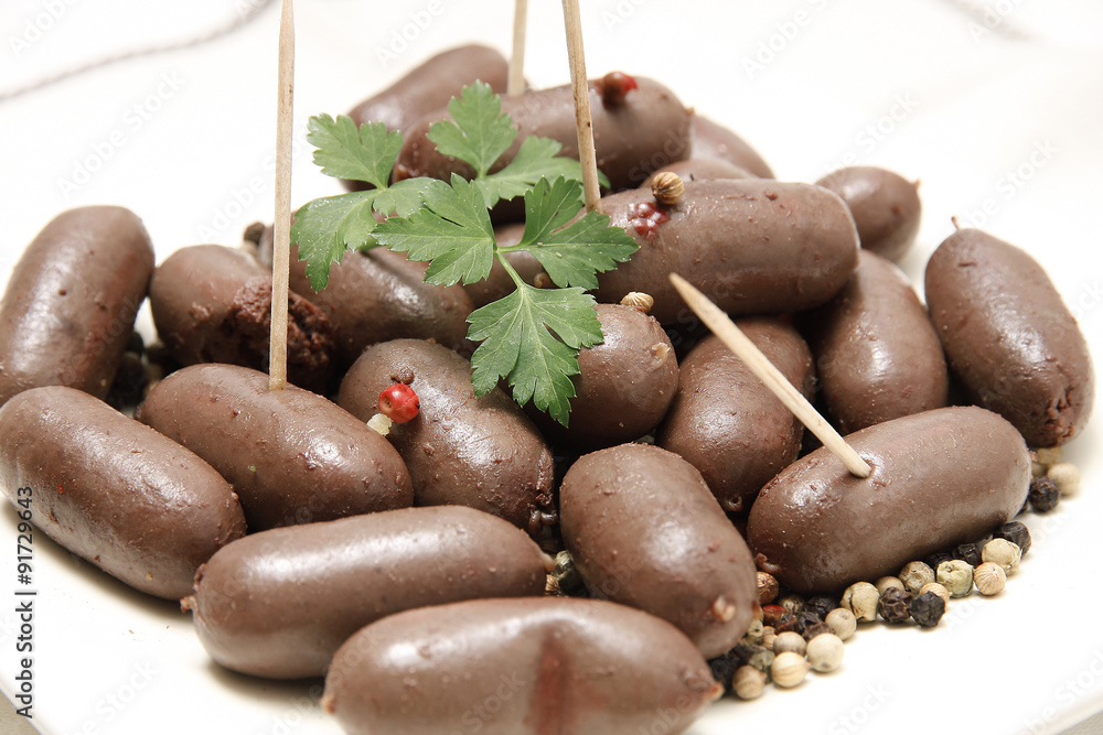 Temps Digestion Boudin Noir Boudin Belge Labonnecuisine Entrée Recette 5 boudin noir Stock Photo | Adobe Stock