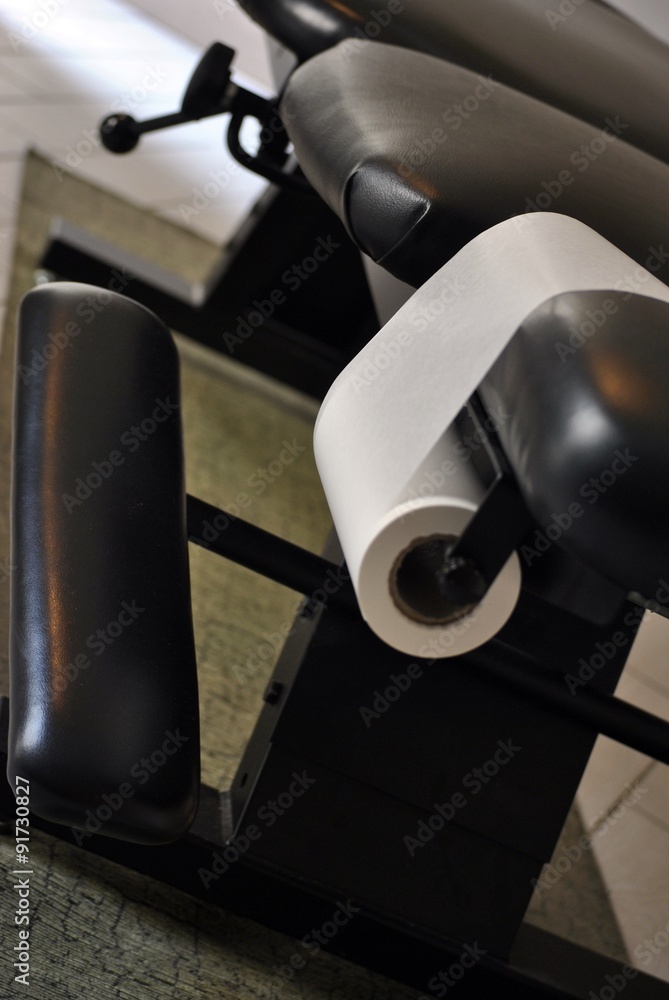 Fototapeta premium łóżko do regulacji chiropraktyki