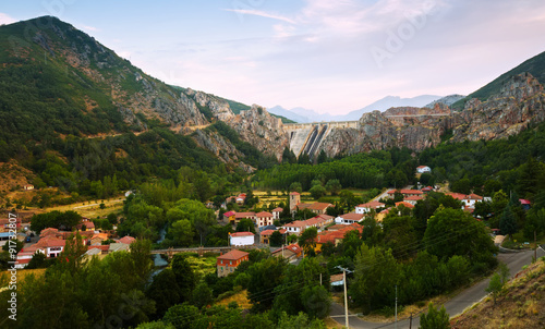  Barrios de Luna with dam. Leon,  Spain © JackF
