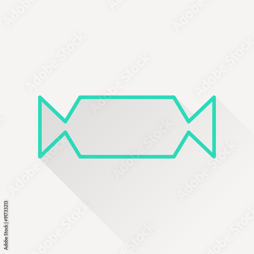 Vector candy icon.