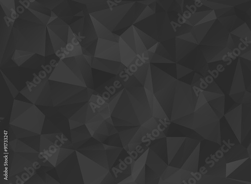 low poly black background