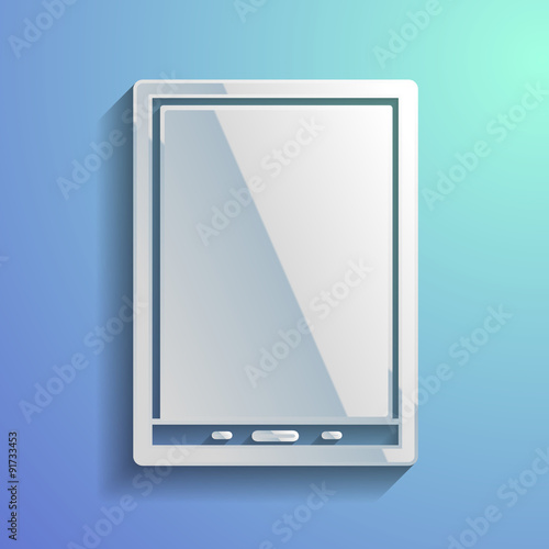 Vector background with a pad