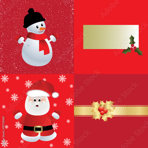 Conjunto de imagens de natal