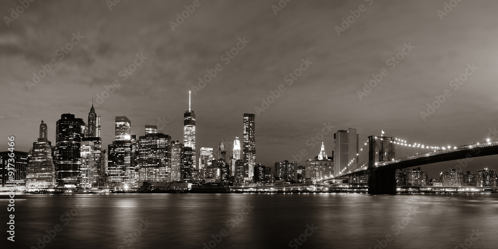 Fototapeta Manhattan Downtown