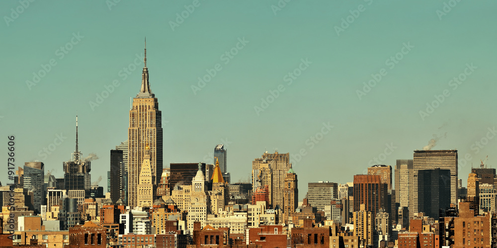 Fototapeta premium New York City skyscrapers