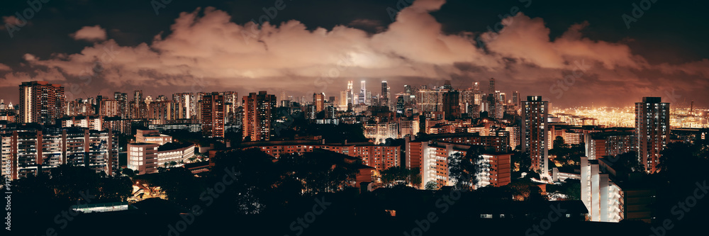 Fototapeta premium Singapore skyline