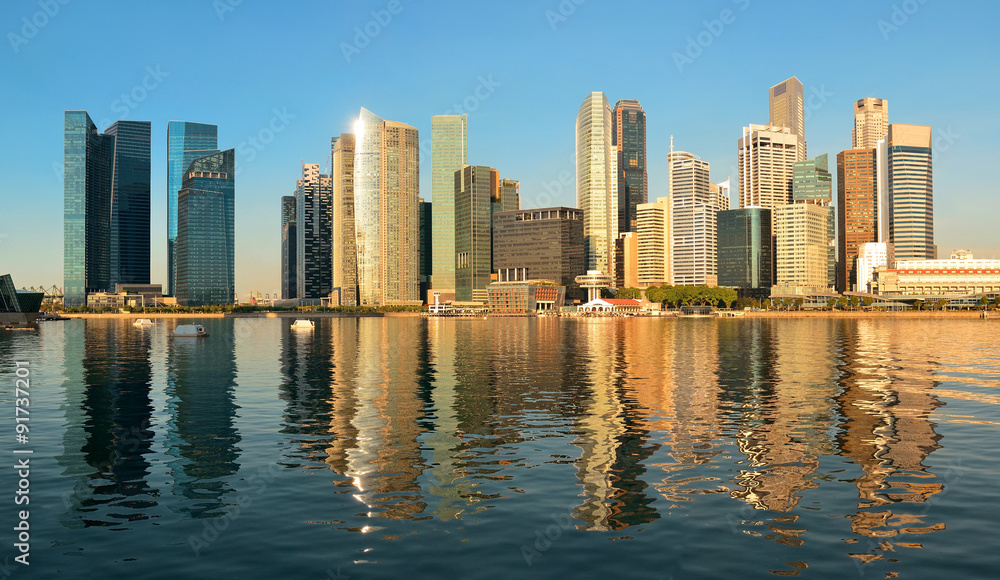 Fototapeta premium Panoramę Singapuru