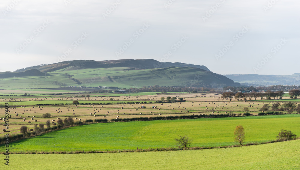 Obraz premium Perthshire farmland