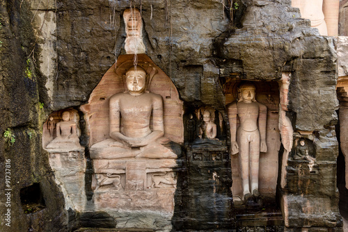 Photography Buddha sculptures Gwalior.