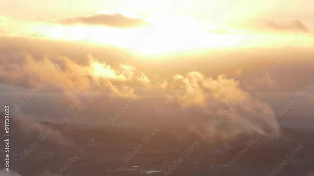 Porter Ranch Sunrise Time Lapse With Zoom in the San Fernando Valley Area of Los Angeles California Porter Ranch Sunrise Time Lapse With Zoom in the San Fernando Valley Area of Los Angeles California