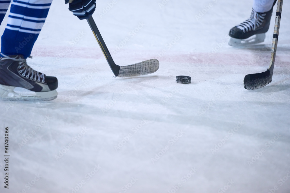 Naklejka premium ice hockey sport players