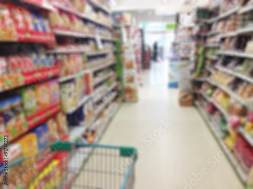 Blur of shopping mall in Chiang Mai Thailand  for background use © pairhandmade