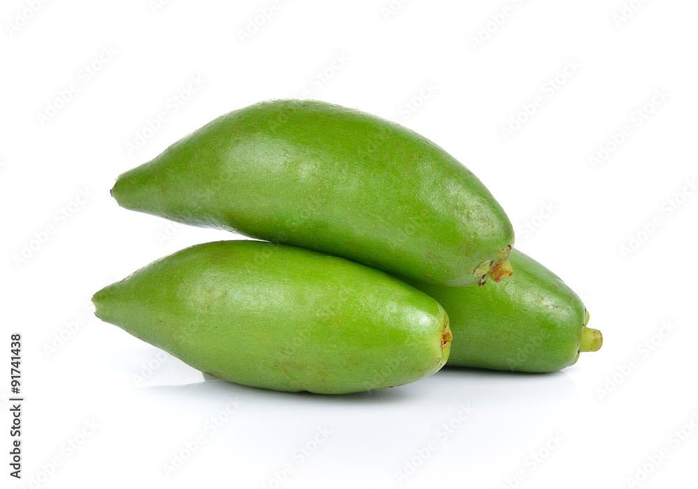 Madan tropical thai fruit on white background Madan tropical thai fruit on white background