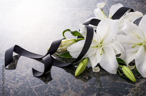 Fototapeta Naklejka Na Ścianę i Meble -  白百合