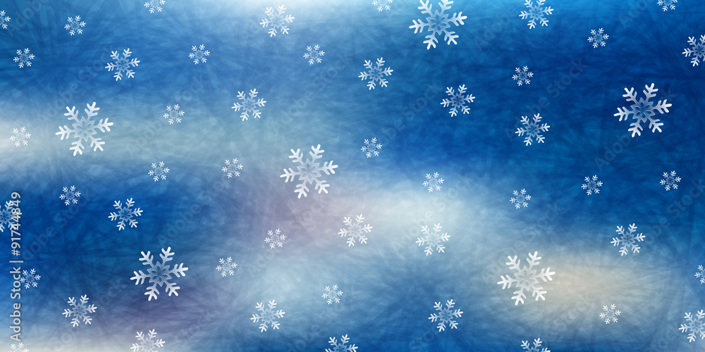 Obraz premium 雪 クリスマス 背景