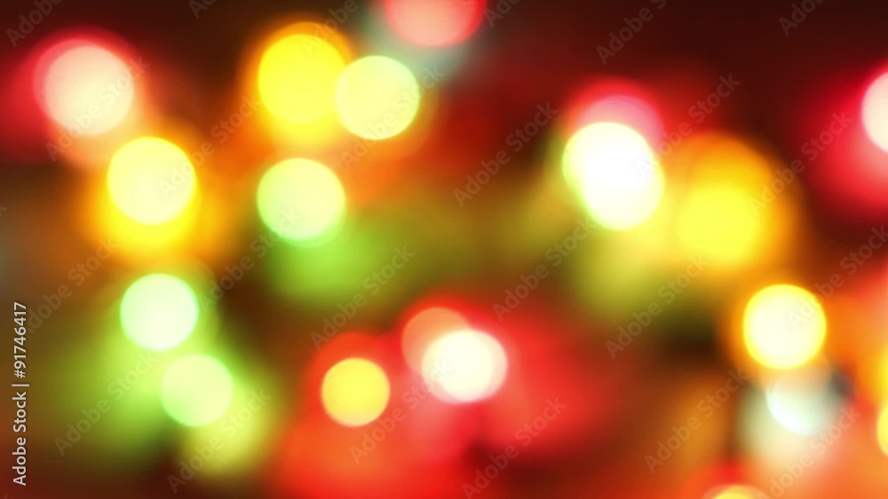 Bright lights garlands blurring Bright lights garlands blurring